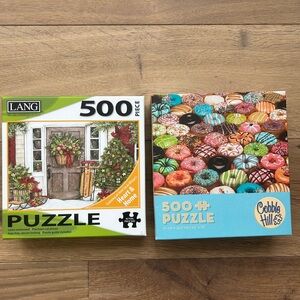 Two 500 piece puzzles